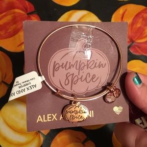 Alex and Ani Pumpkin Spice Adjustable Bangle